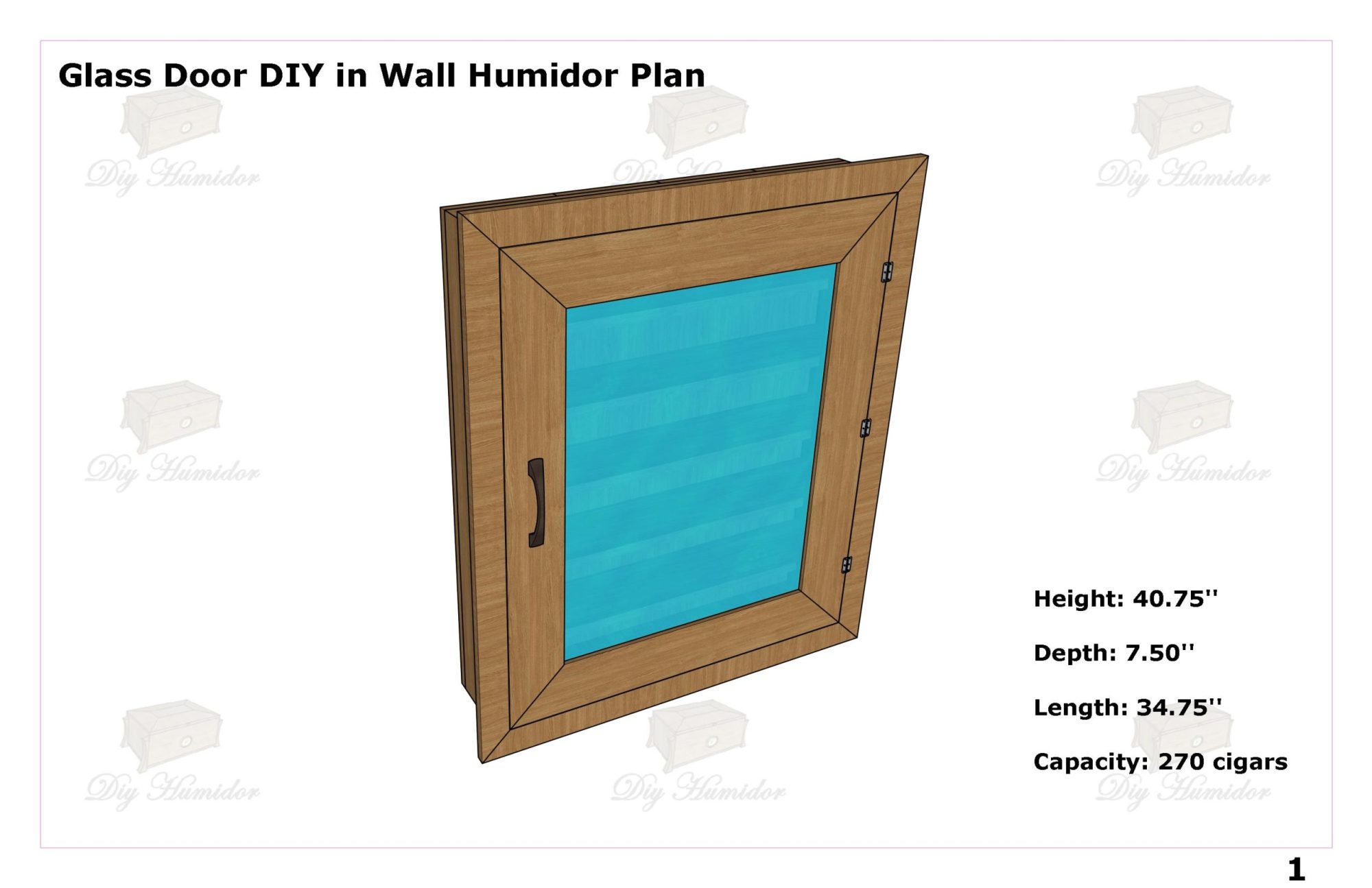 DIY InWall Humidor Plans Diy Humidor