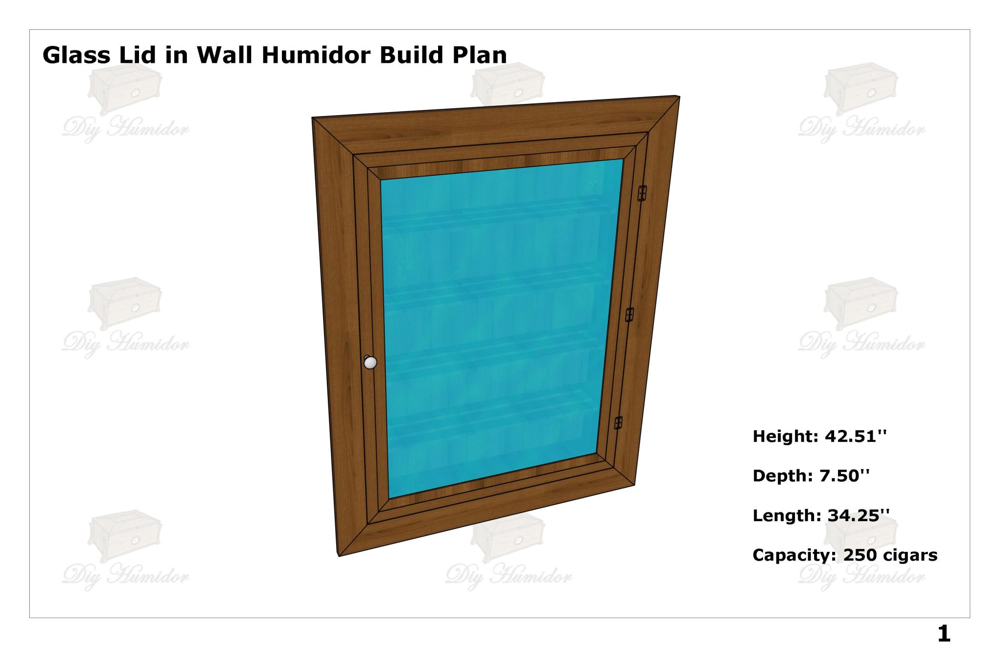 Glass Lid in Wall Humidor Build Plan_01