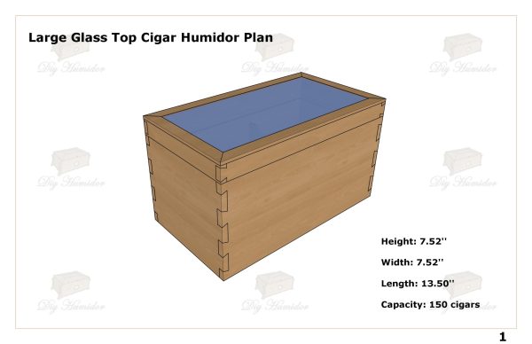 Large Cigar Humidor Plans PDF