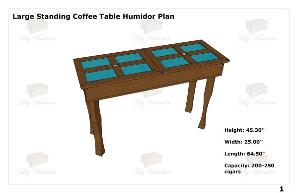 Large Standing Coffee Table Humidor Plan_01